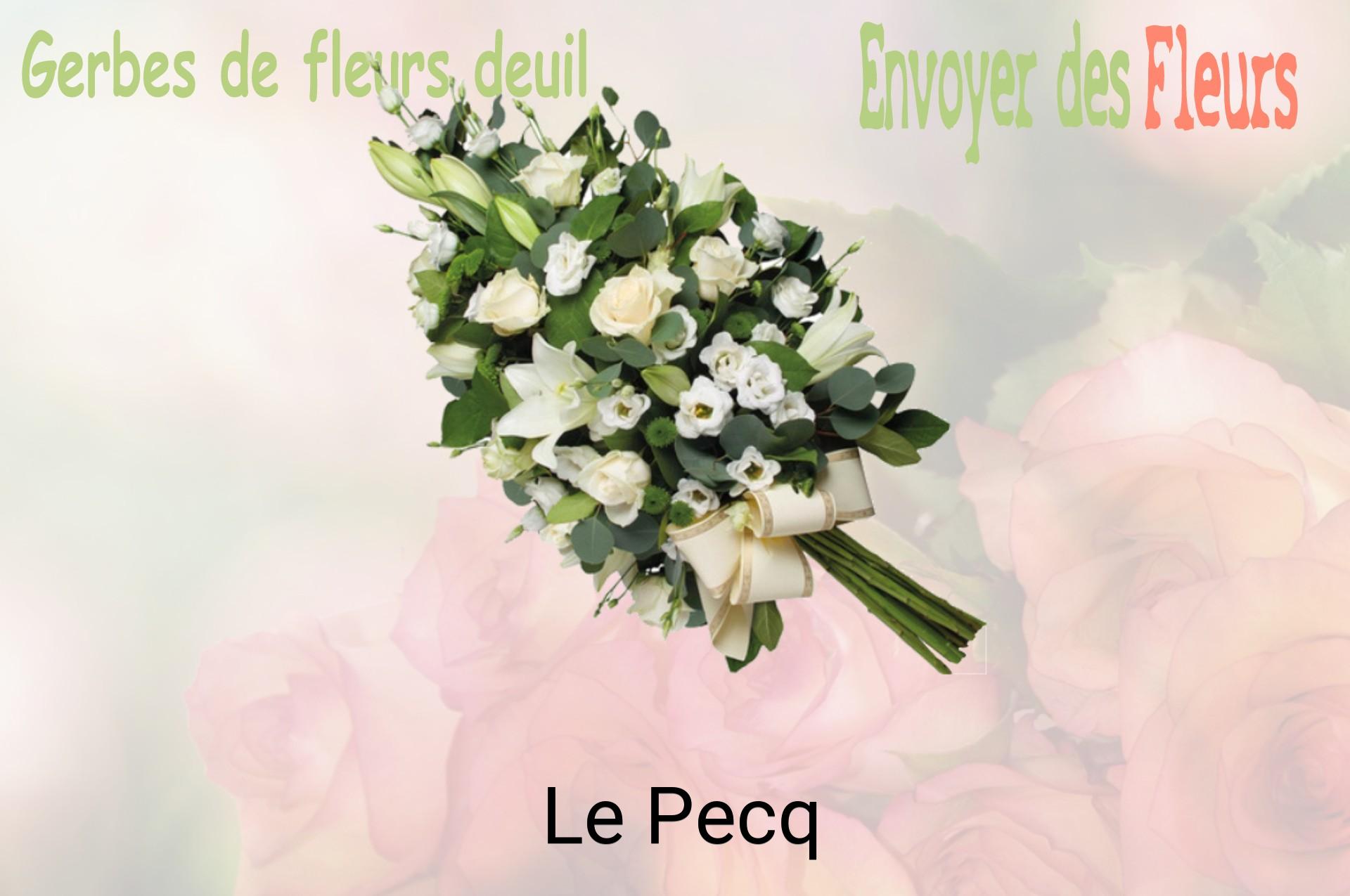 Gerbe de fleurs de deuil livrée à Le Pecq